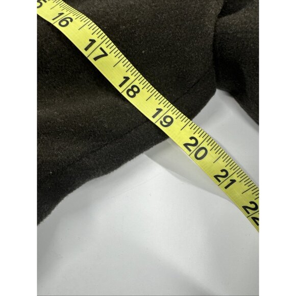 Croft Barrow Wool Peacoat Jacket Womens Medium Army Green Lined Winter Military - Picture 6 of 12